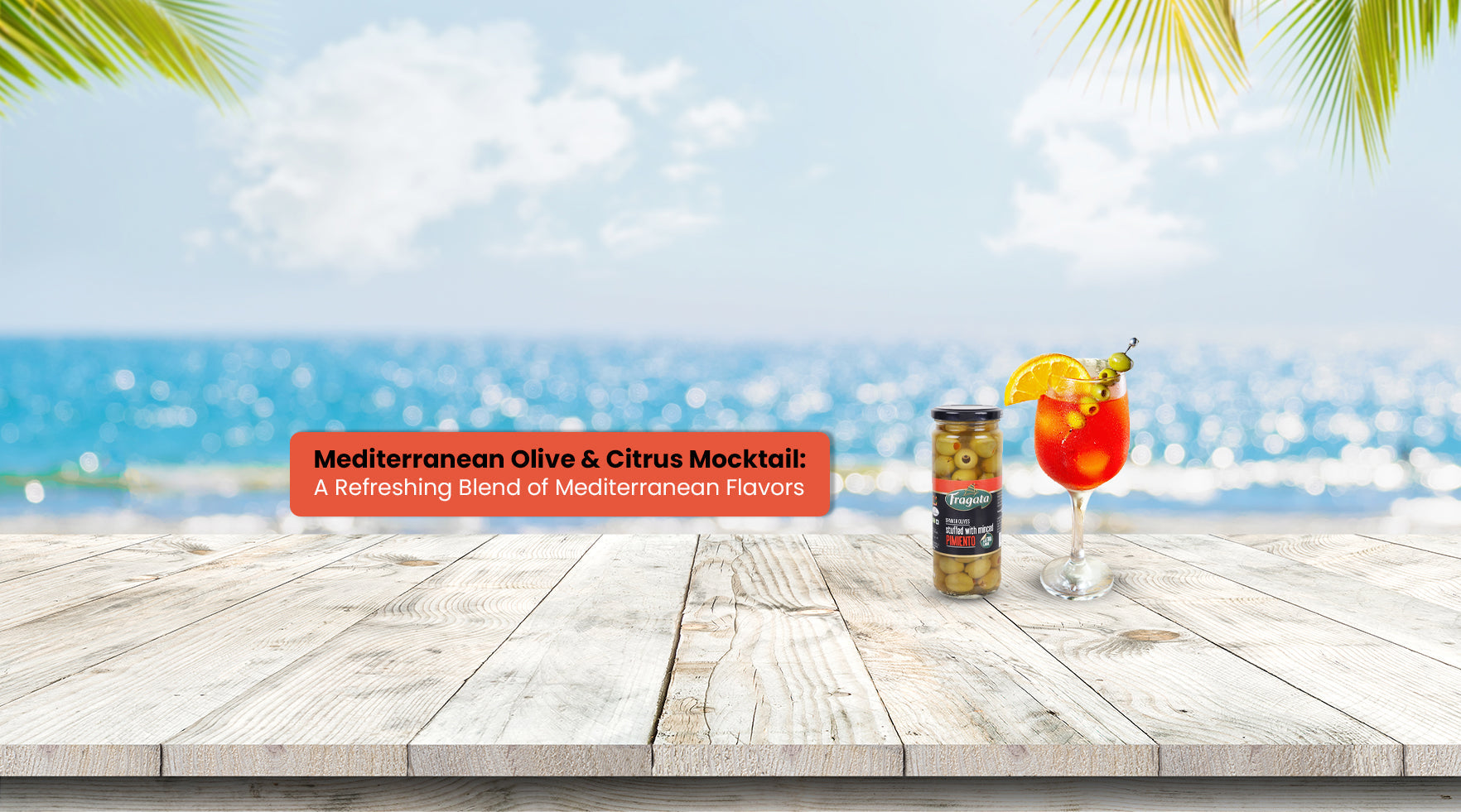 Mediterranean Olive & Citrus Mocktail