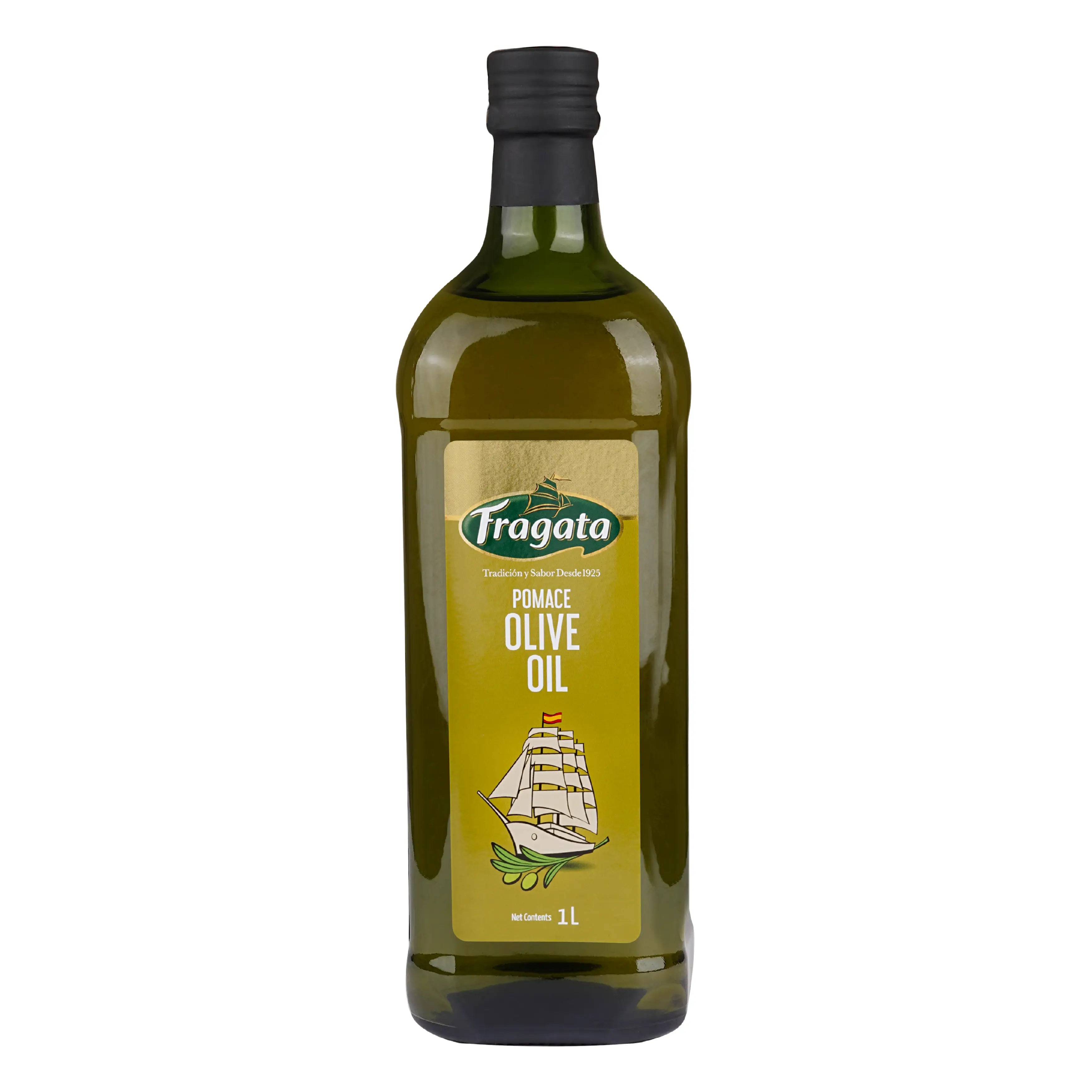 Fragata olive oil bottle on a white background