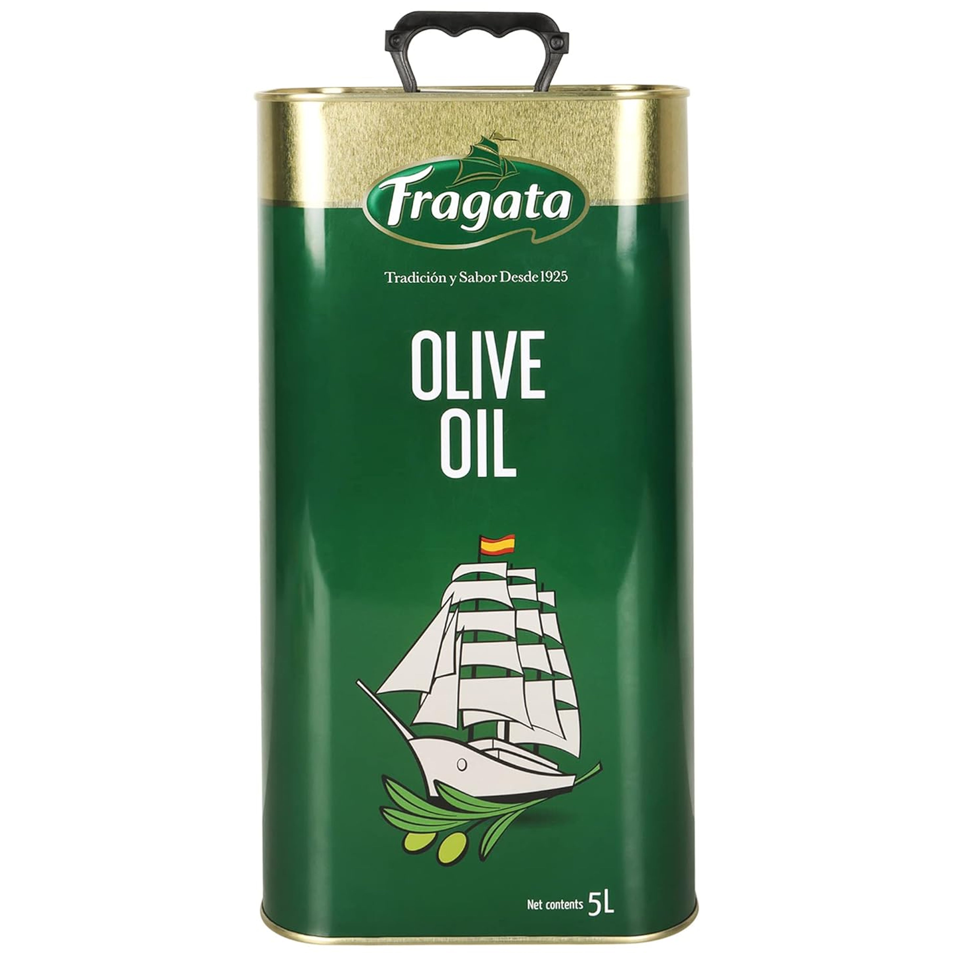 Fragata Pure Olive Oil 5000ml Tin - Bulk Healthier Cooking Oil