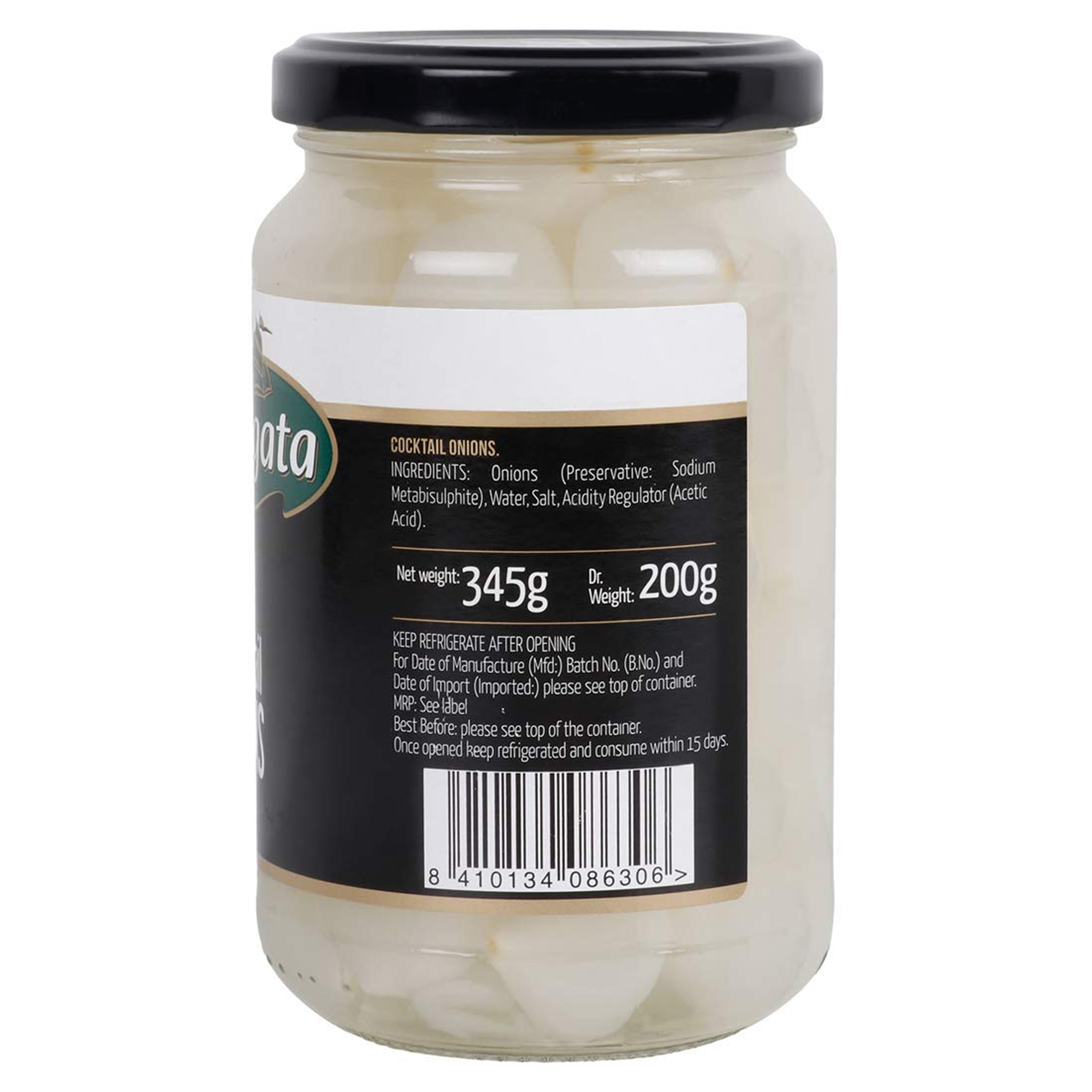 Fragata Spanish Preserved Cocktail Onions – Sweet and Flavorful (345g)