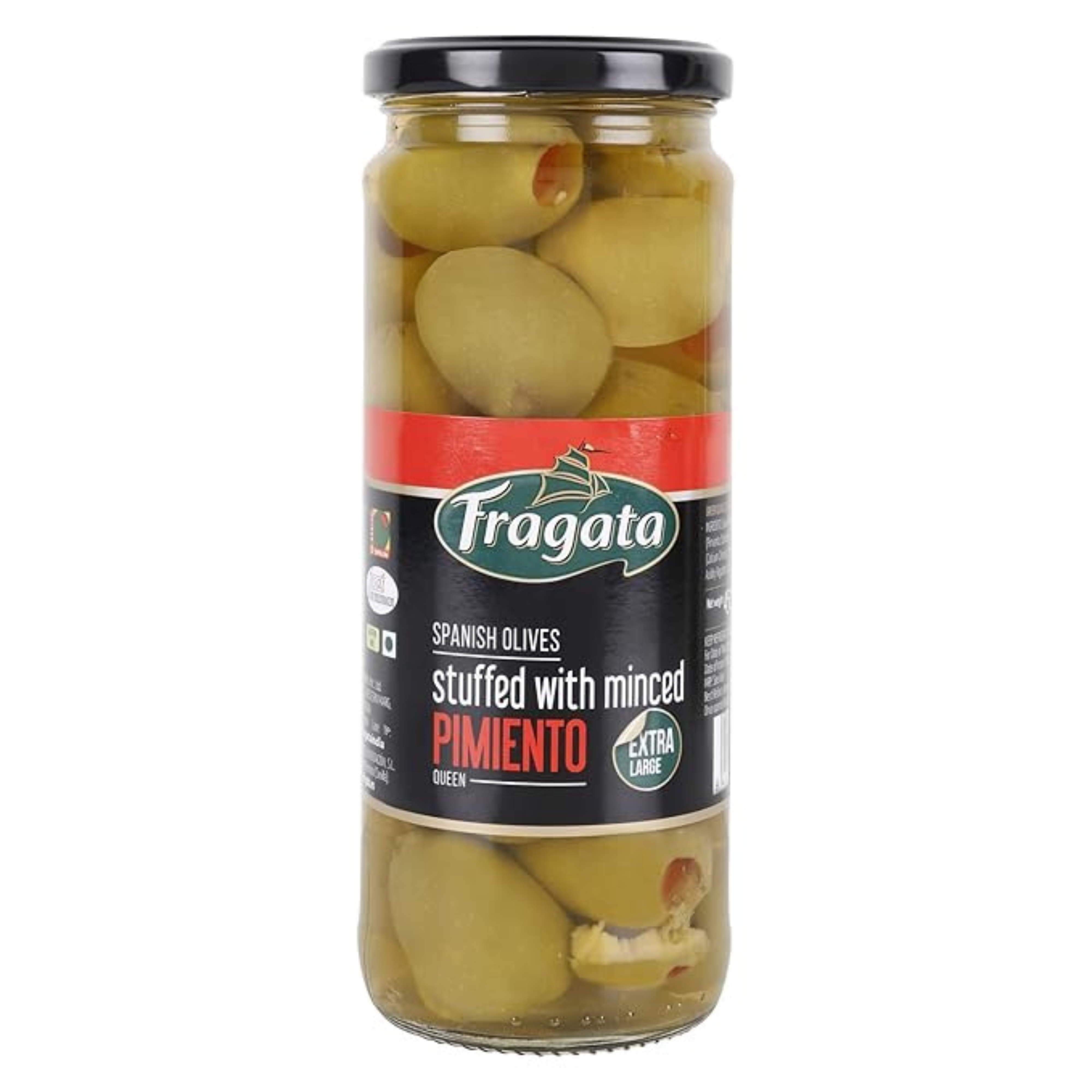 Fragata Queen Stuffed with Minced Pimiento Green Olives (450g)