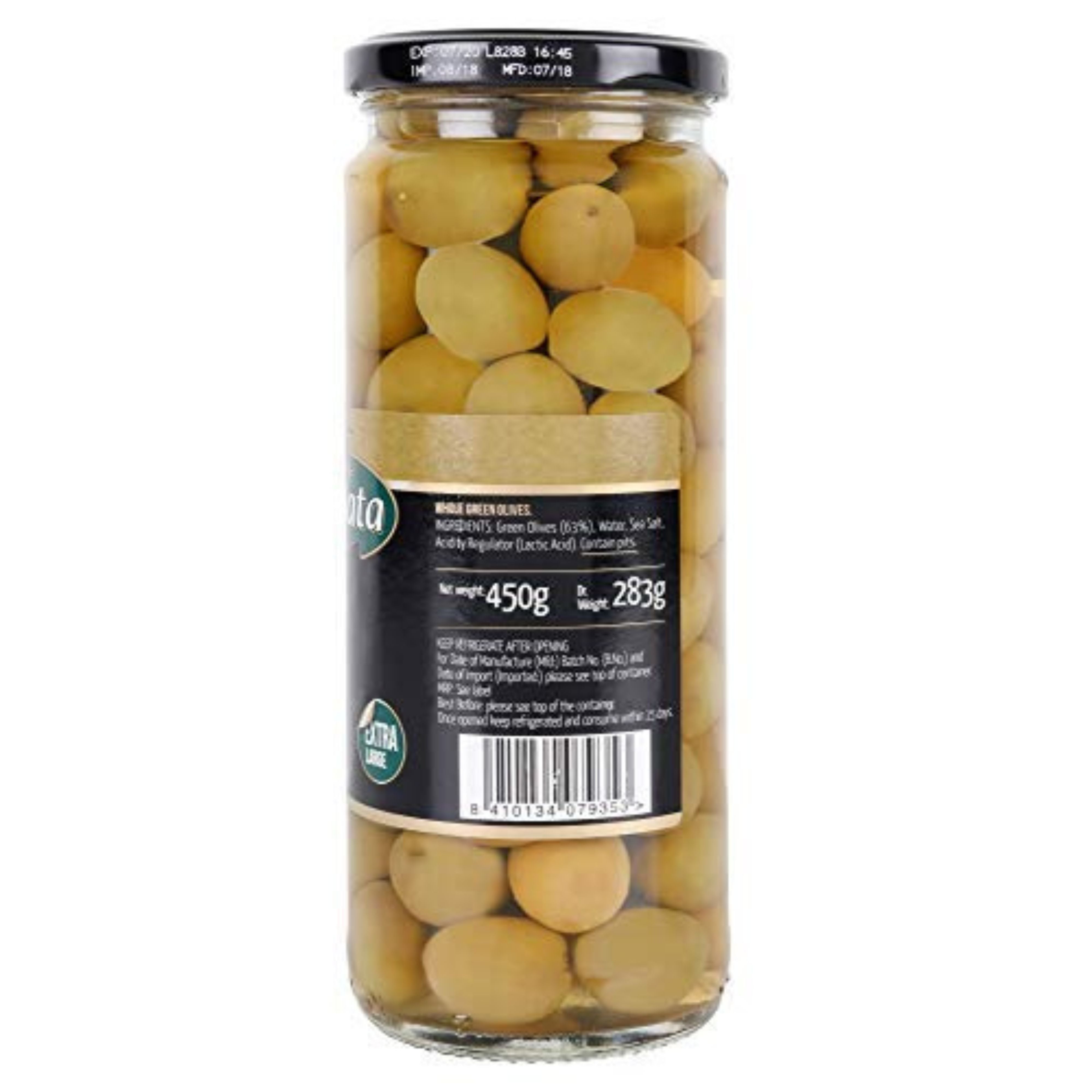 Fragata Plain Green Olives – Timeless Spanish Elegance (450g)