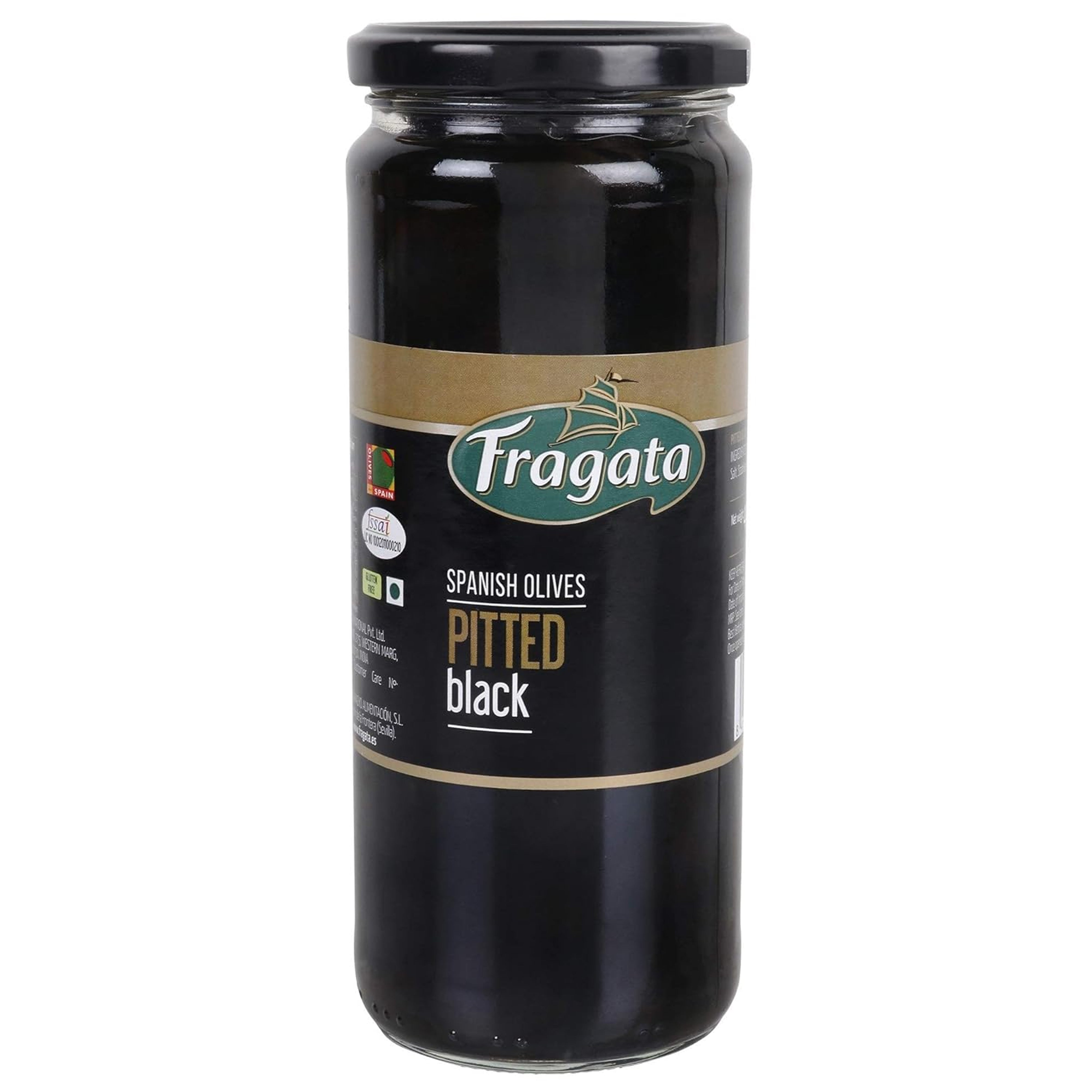 Fragata Pitted Black Olives – Sweet and Smooth (440g)