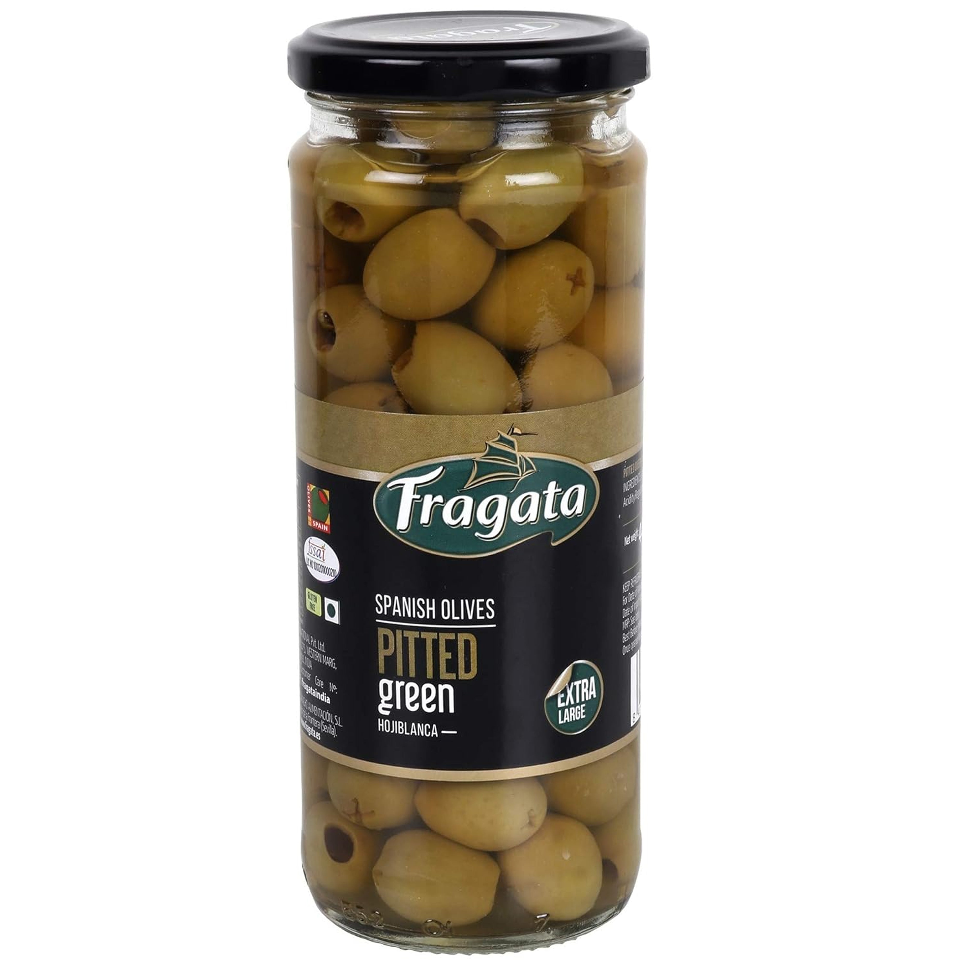 Fragata Pitted Green Olives – Spanish Perfection (440g)